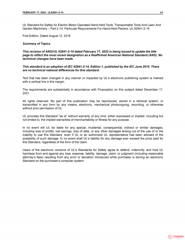 UL 62841-2-14 PDF